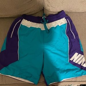 Colorblock Nike swim trunks